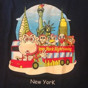 New York NY sightseeing Monkey‎ T-shirt NYC souvenir